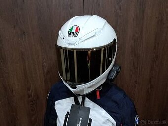 AGV K6 - white velkost M/L