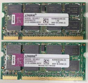 4GB 2x2GB DDR2 SODIM - 1