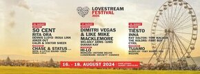 LOVESTREAM 2024 festival vstupenky 10 ks