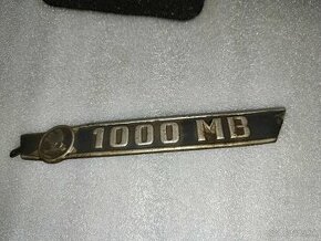 Nápis Škoda 1000 MB