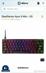 SteelSeries Apex 9 Mini - US