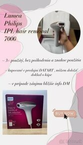 Lumea Philips IPL hair removal 7000