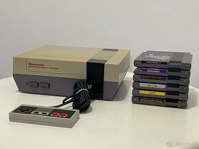 Nintendo NES + 6 hier - zberateľský originál z roku 1985