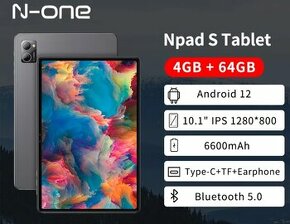 N-One Npad S 4GB/64GB + púzdro, tvrdené sklo - 1