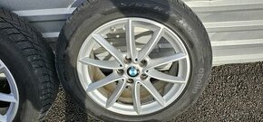 BMW disky 17" originál s pneu zimné a TPMS  5x112 - 1