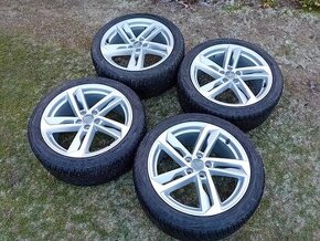 17" ALU 5x100 orig AUDI + zimné 215/45 r17 7mm