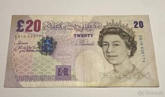 20 libier 1999 Queen Elizabeth II Bank Of England - 1