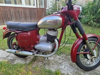 Patina Jawa 250 typ 559 rv 67 platne doklady biele spz