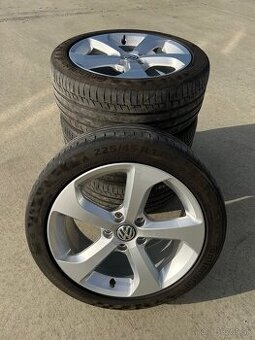 Letná sada R17 5x112, CONTINENTAL 225/45 R17 3,6mm - 1