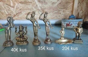 Mosadzné bronzové sošky ceny sú uvedené na foto - 1