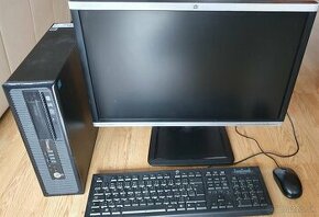 Lacny PC HPprodesk + 24" monitor HP + klavesnica + mys