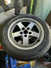 audi alu disky 5x112 R16 + zimné pneu