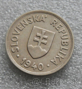 Mince: 50 Halierov 1940 RR Top stav Slovenský štát 1939-1945