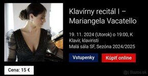 Klavírny recitál Mariangella Vacatello