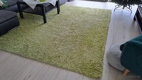 Zeleny Shaggy koberec 200×290cm