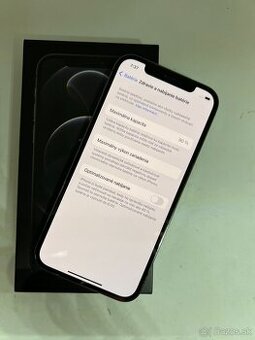 IPHONE 12 PRO GRAPHITE 256GB ZÁRUKA - VEĽMI PEKNÝ STAV