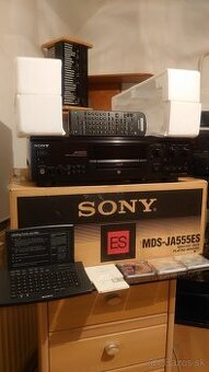 SONY MDS-JA555ES  BLACK + RM D11P AKO NOVÝ - 1