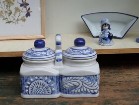 Keramika, aróma lampy, sošky do modra - 1