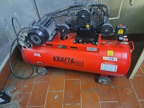 kompresor 200l kraft a dele - 1