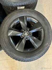 hliníkové disky škoda nanuq r16, zimné pneumatiky 215/60r16 - 1