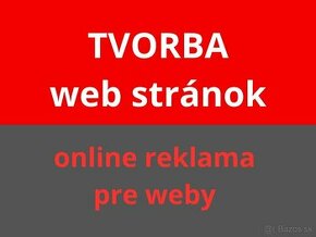 Vytvorím web stránku pre SZČO, firmu, osobný web