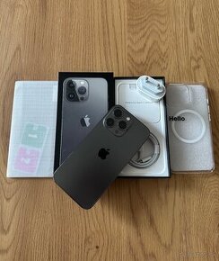 iPhone 13 Pro 128 gb Graphite - komplet príslušenstvo,zaruka