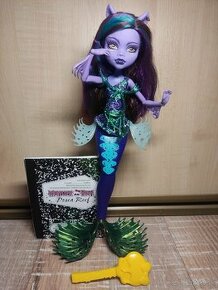 Monster high Clawdeen Great Scarrier Reef Glowsome Ghoulfish