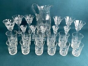 Súprava pohárov s džbánom Moser glass