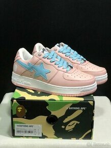 Bape sta tenisky retro ružové