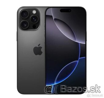 Apple iPhone 15 Pro Max 256GB čierny titán