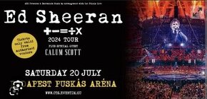 Ed Sheeran Budapešt Puskas Arena 20.7.2024