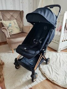 Kočik Cybex coya Sepia black s rosegold podvozkom - 1