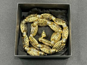 124g 14k Versace vzor zlatá retiazka - 1