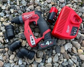 Milwaukee set  M12 FDDX 2x batéria, 3x hlava, nabíjačka