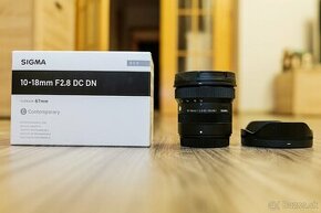 Sigma 10-18 mm F2.8 DC DN Contemporary pre Fujifilm X