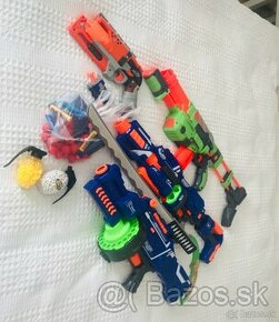 Detske hračky nerf a blaze