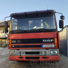 DAF 65.210 hakový nosič + hydraulická ruka 4T+ vidly - 1