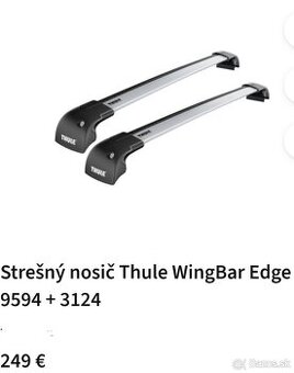 Predam stresny nosic Thule Wingbar