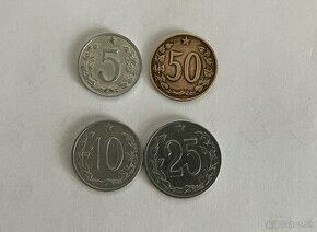 Sada československých mincí