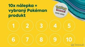 Billa nálepky pokémon