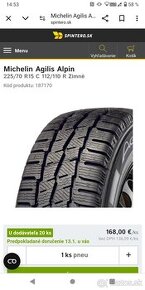 Michelin Agilis zimné pneu 225/70/15C