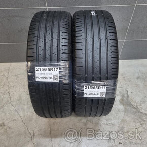 Letné pneumatiky 215/55 R17 CONTINENTAL DOT0217