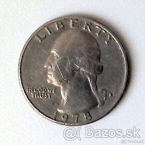 ¼ dolár  USA 1978