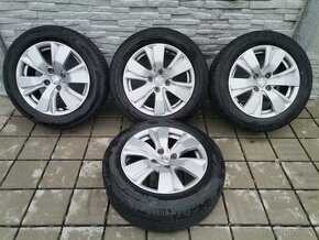 Alu disky 4x108 R16 Peugeot + 195/60 R16 letné pneumatiky