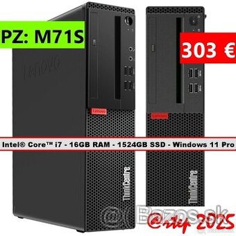 PC - Intel® Core™ i7 - 32GB RAM - 1.5TB SSD - W11 Pro(@rtep)