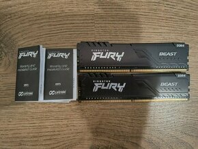 RAM Kingston FURY 8 GB DDR4 3200 MHz CL16 Beast Black