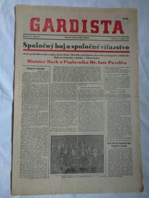 Gardista , slovensky stat , rok vydania  1943