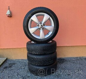 5x100 R 15" Elektrony SKODA so zimnymi pneu 185/60 R15