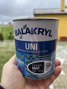 BALAKRYL UNI MAT 0150 tmavo šedý