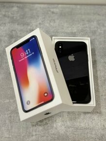 Apple IPhone X 256 GB spacegray, 100% zdravie, výborný stav